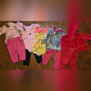 Girls Mixed Bundle 3/6mos 9pieces